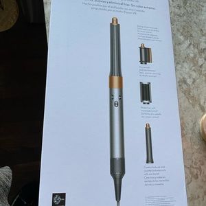 BRAND NEW UNOPENED DYSON airwrap complete long. Nickel and Copper